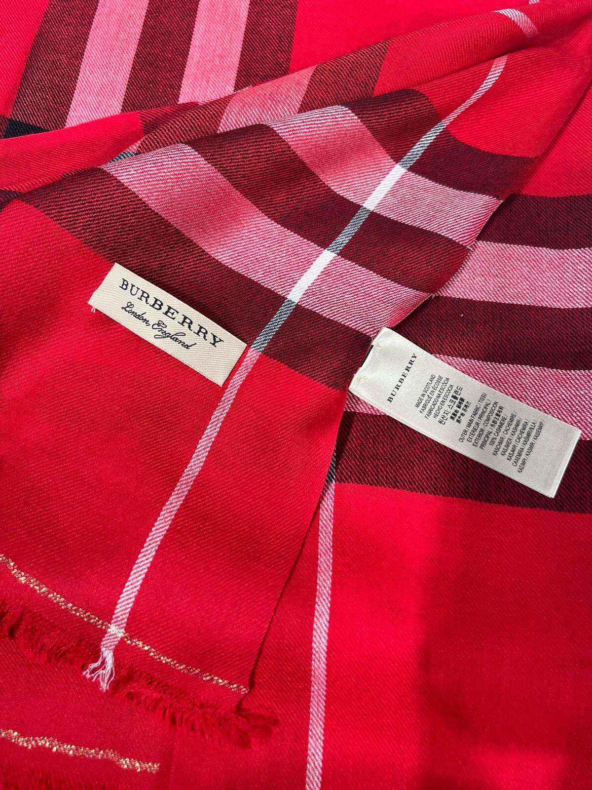 BBR SCARF 200 CM IN CASHMERE 490987