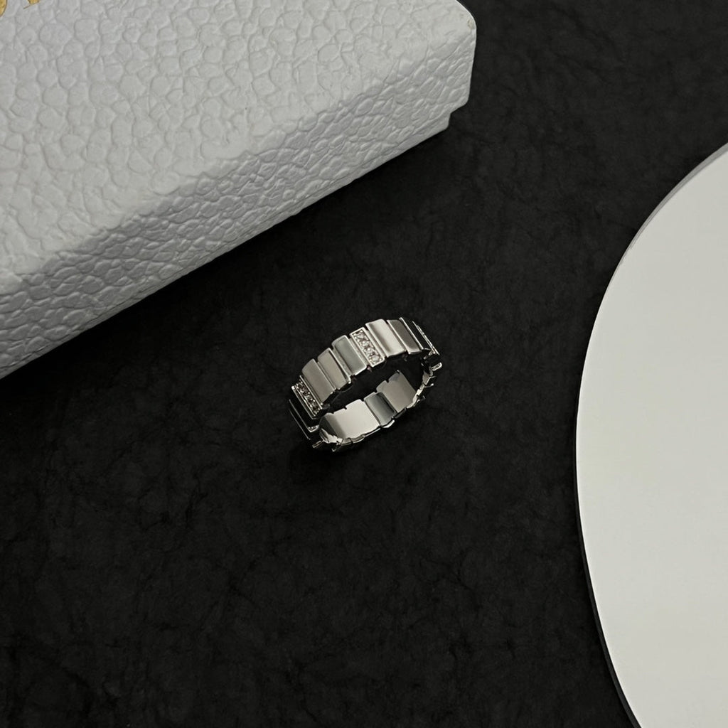 18K Dior Gem Diamond Ring