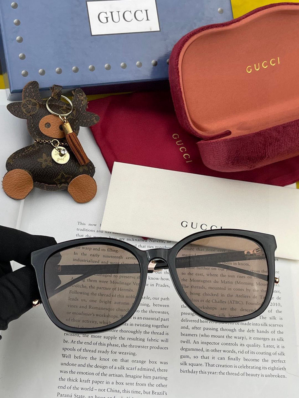 BUTTERFLY FRAME SUNGLASSES G15500 IN ACETATE