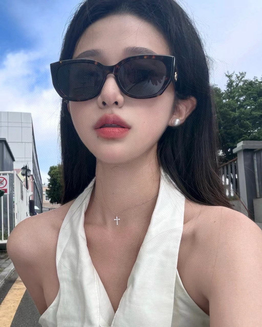 BUTTERFLY FRAME SUNGLASSES G9317 IN ACETATE