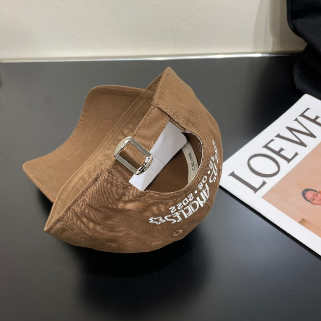 CELINE 25S BASEBALL CAP 735285 IN CANVAS