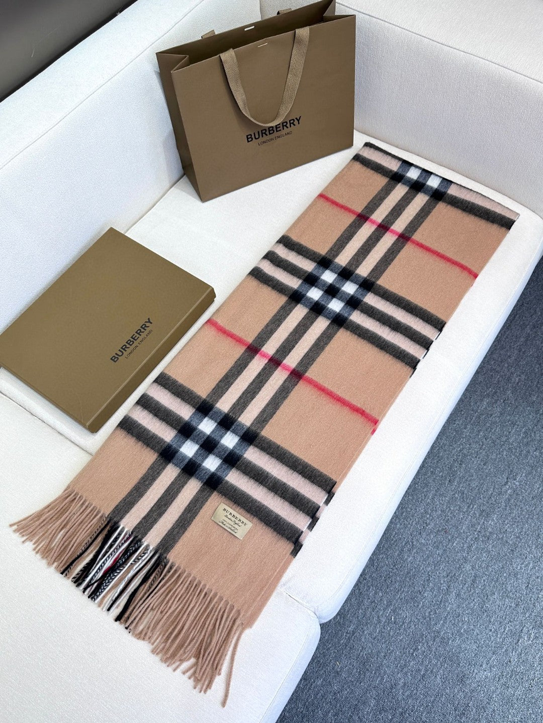 BBR SCARF 200 CM IN CASHMERE 481238