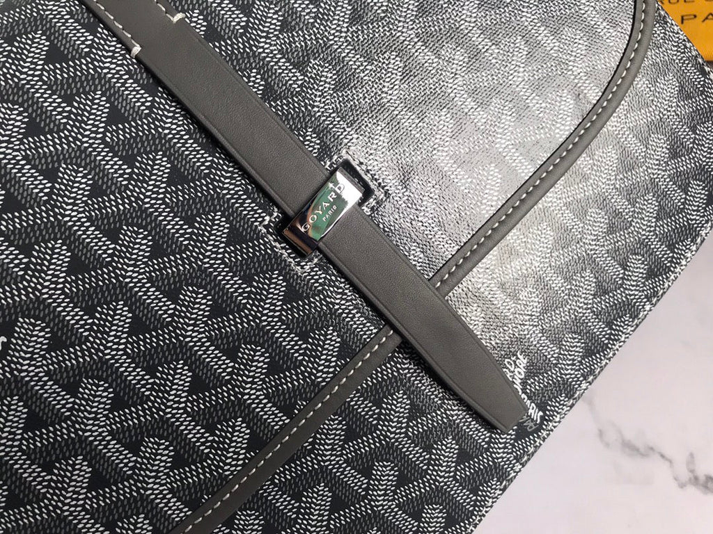 BELVEDERE MM BAG 28CM GREY CANVAS